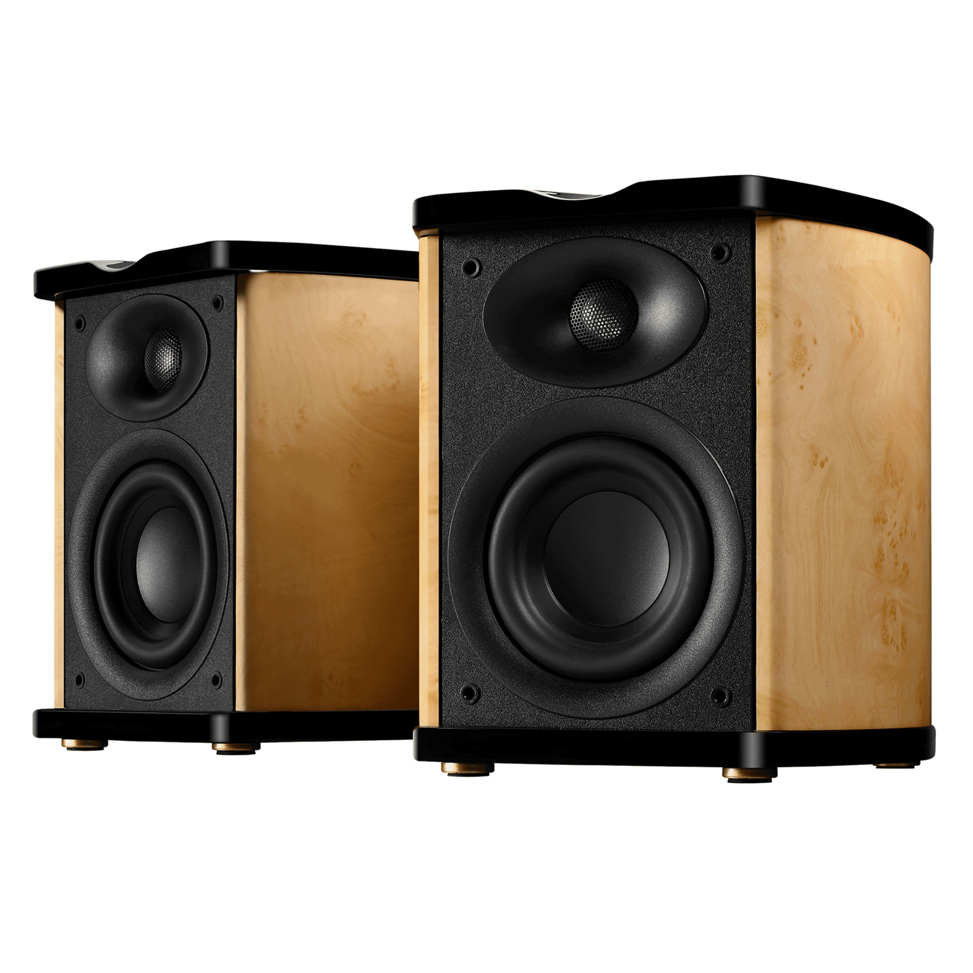 HiviM100MKII Bluetooth 4.0 динамик s активный компактный Hi-Fi Bookshefl 4 &quotсредний низкочастотный
