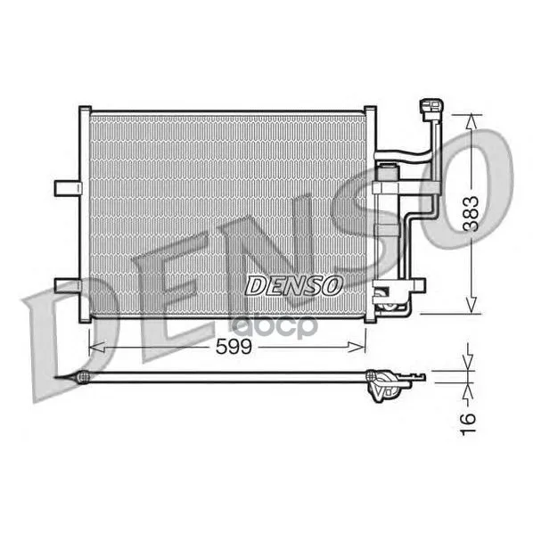 Конденсор Denso арт. DCN44003