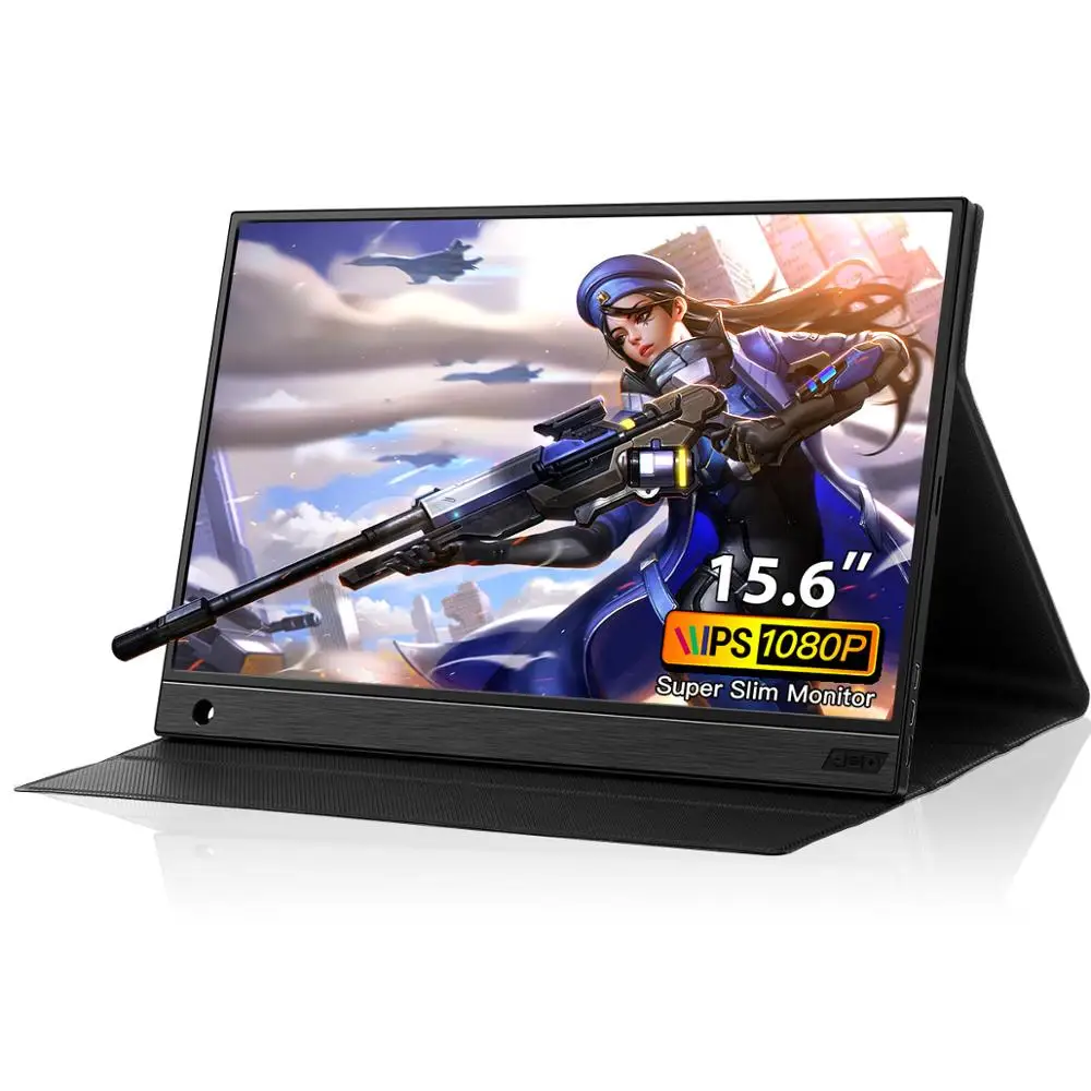 

Eyoyo 15.6 " USB C Monitor 1080P IPS LCD Monitor Laptop Display Screen Computer Mac Phone Xbox Switch PS4 Game Monitor Display