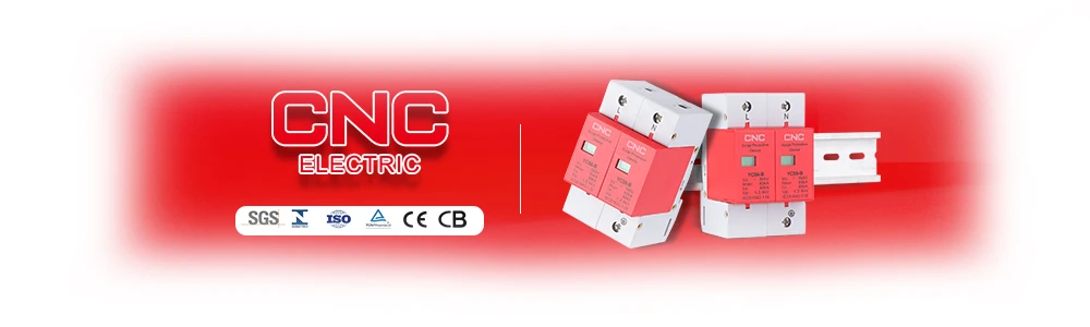 Protetor contra Surtos Dispositivo de Proteção de Baixa 3p + Npe Casa 20ka-40ka 385v Proteção Tensão Prendedor Cnc Ycs6-c Spd ac protetor contra surtos ac 20ka-40ka 385v proteção