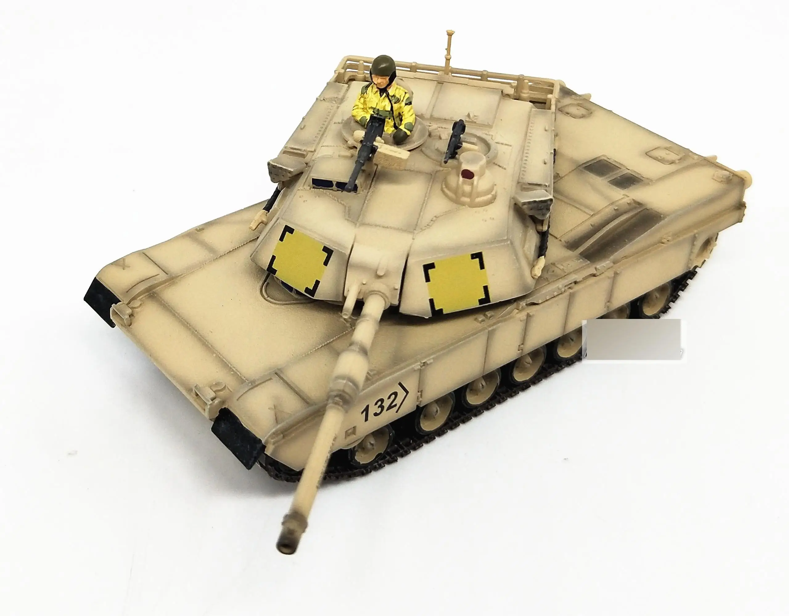 США ABRAMS M1A2 песок желтый W/A Soldier 1/72 Готовая модель танк 3R