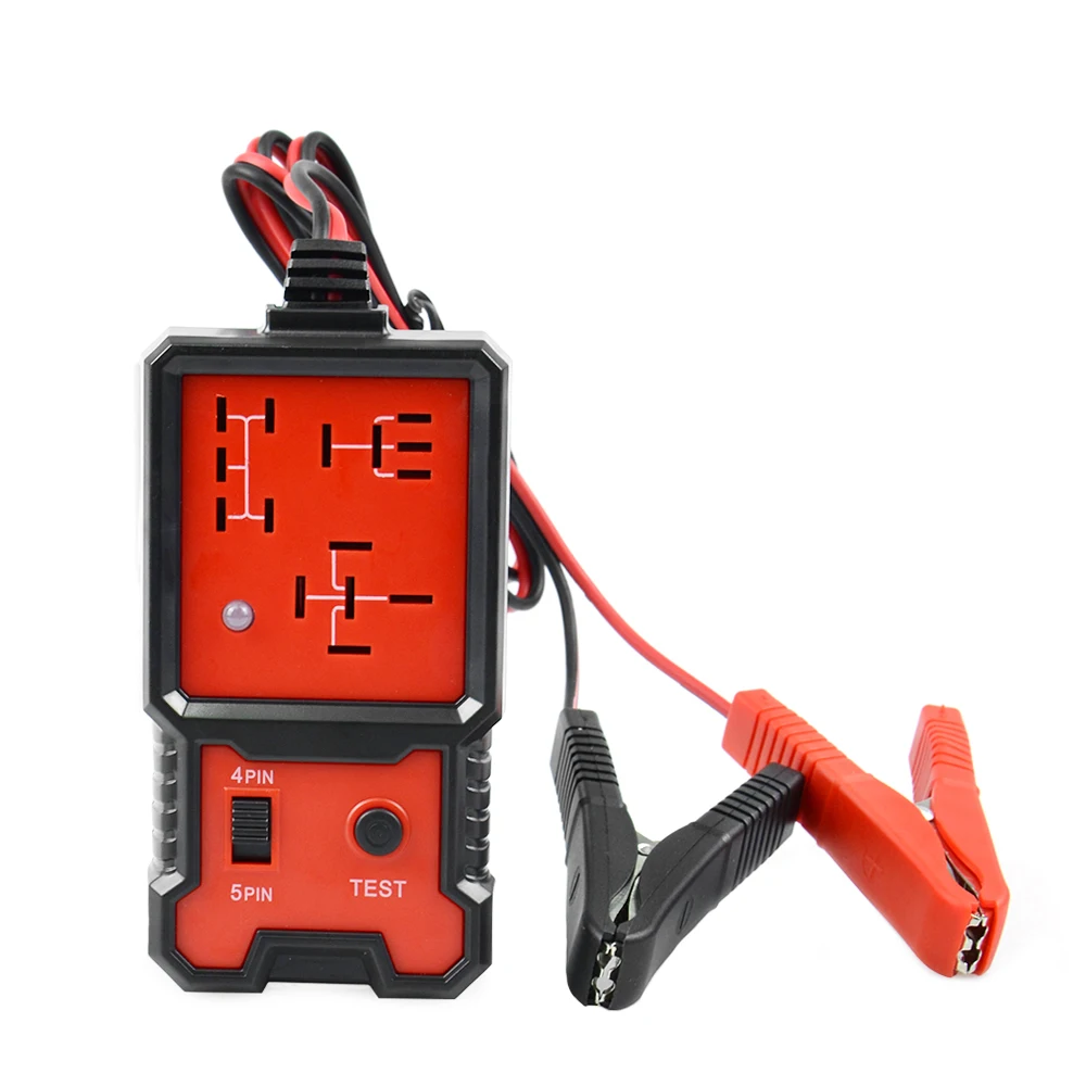 Newest Automotive Electronic Relay Tester Alligator Clip Car Tester Diagnostic Tool Universal for 12V Cars easy to use