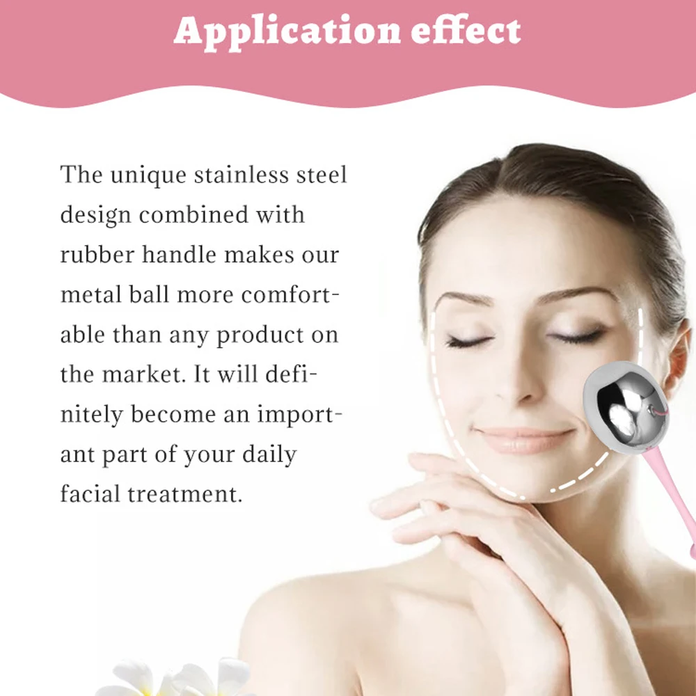 Facial Ice Globes Stainless Steel Cooling Cryo Facial Spa Globes For Anti Aging Face Eye Massager Skin Care Tool For Beauty Care 2