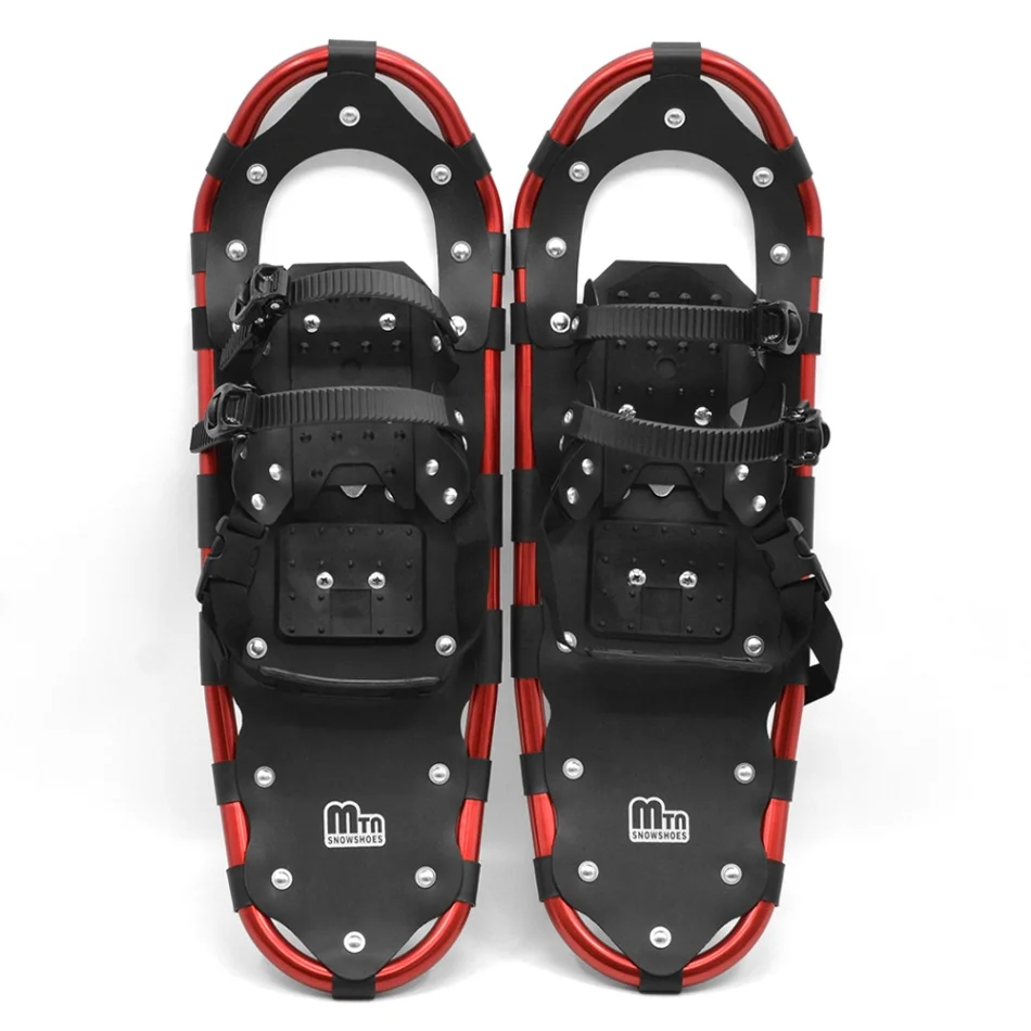 25inch Snowshoes Women Men Aluminum Snow Shoes with Adjustable Bindings Carrying Tote Bag - Цвет: 25inch