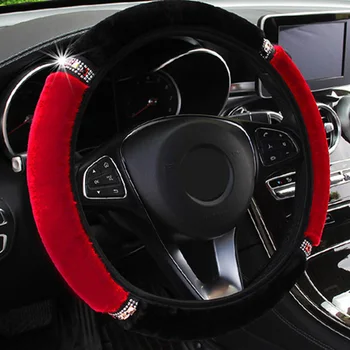 

Auto Steering wheel cover Car Autumn Winter 37-38CM Interior Protector