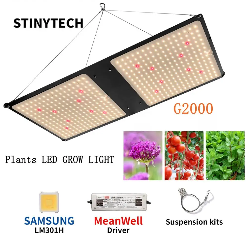 Светодиодная лампа для роста растений 200 Вт с драйвером MeanWell Samsung LM301H|Фитолампы| |