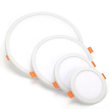 

LED Panel Light Round Ultra Thin LED Downlight AC220V 6W 8W 15W 20W LED Ceiling Recessed Light For Indoor Bathroom Illuminate