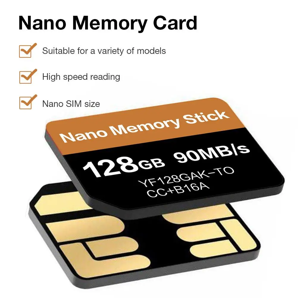 2019 Newest NM Card Read 90MB/s 128GB Nano Memory Card Apply For Huawei Mate20 Pro Mate20 X P30 P30 Pro Mate30 Mate30Pro