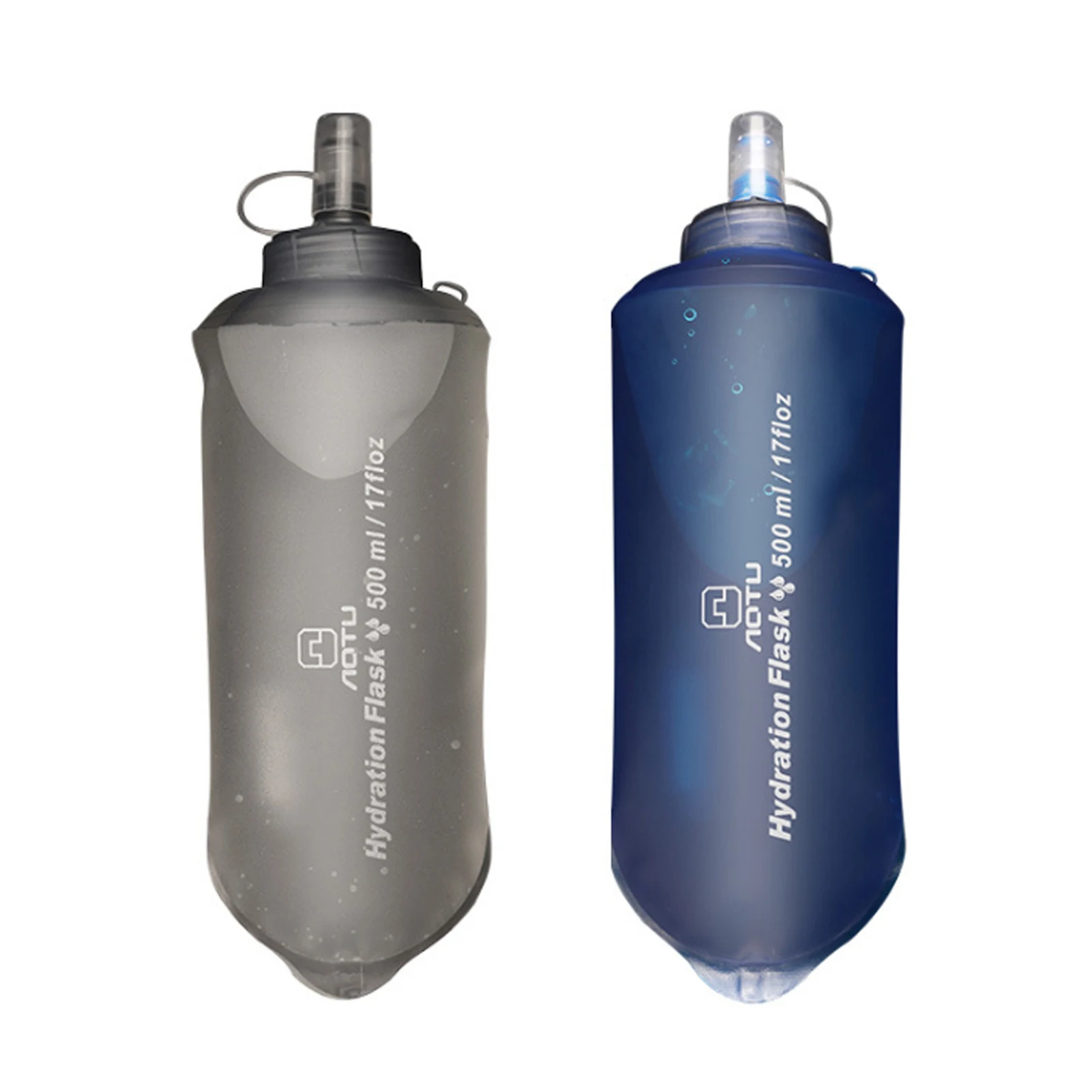 Outdoor Sports Folding Soft Water Bottle 500 Ml Bottle Of Free Tpu Water Running Bag Waistband Marathon Vest