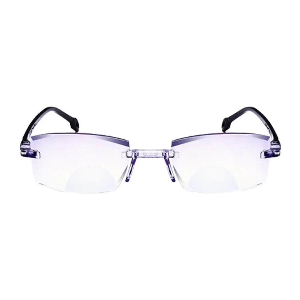 

Ultralight Rimless Reading Glasses Anti Blue Light Computer Modeling Readers Reader accessories Presbyopia Radiation specta E6J0
