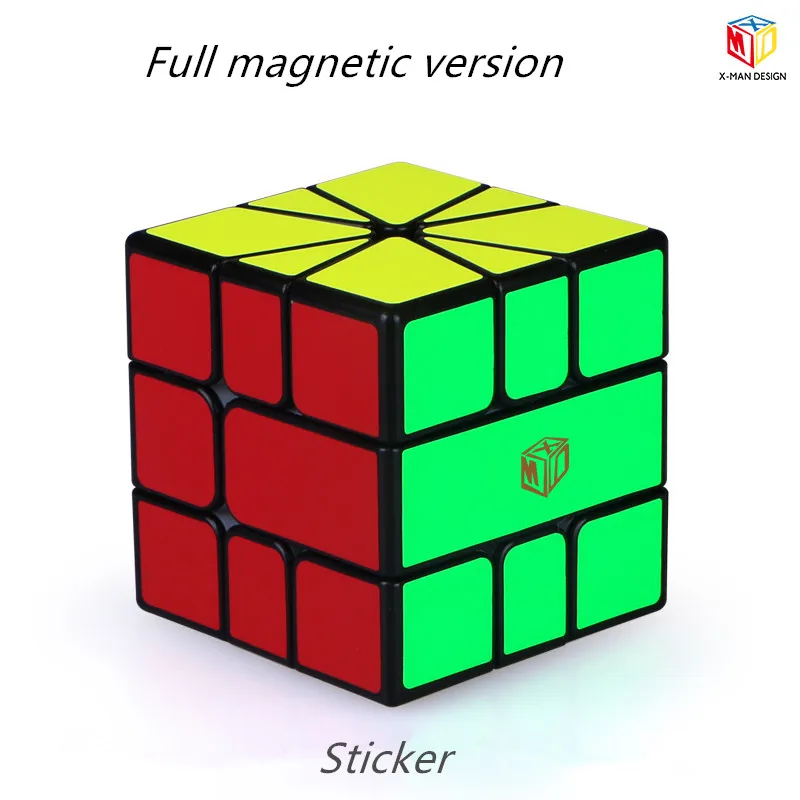 New SQ1 QiYi Mofangge volt SQ-1 Magic Cubes Puzzle X-Man Design Qifa Square 1 Learning Educational Kids Toys Game Gift - Цвет: Sticker Full