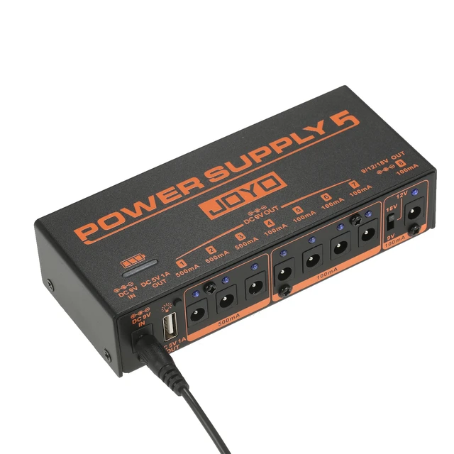 Joyo Power Supply JP 05 - Alimentation 8 sorties 9 Volts