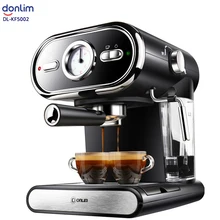 20 бар кофе машина эспрессо чашки полуавтоматический бытовой паровой вспениватель молока визуализации двойной контроль температуры