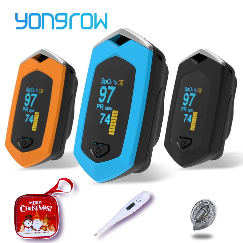 

Yongrow Brand Oximeter Finger Oximetro De Pulso De Dedo Pulsioximetro Oled Pulse Oximeter Saturometro With Retail Box FDA CE