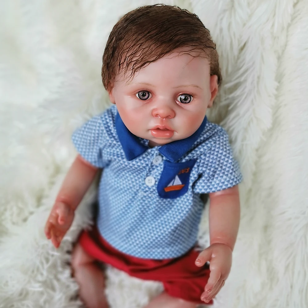 OtardDoll 16 дюймов Reborn baby doll 45 см полностью силиконовые куклы Reborn реалистичные Bonecas милые игрушки для подарка на день рождения
