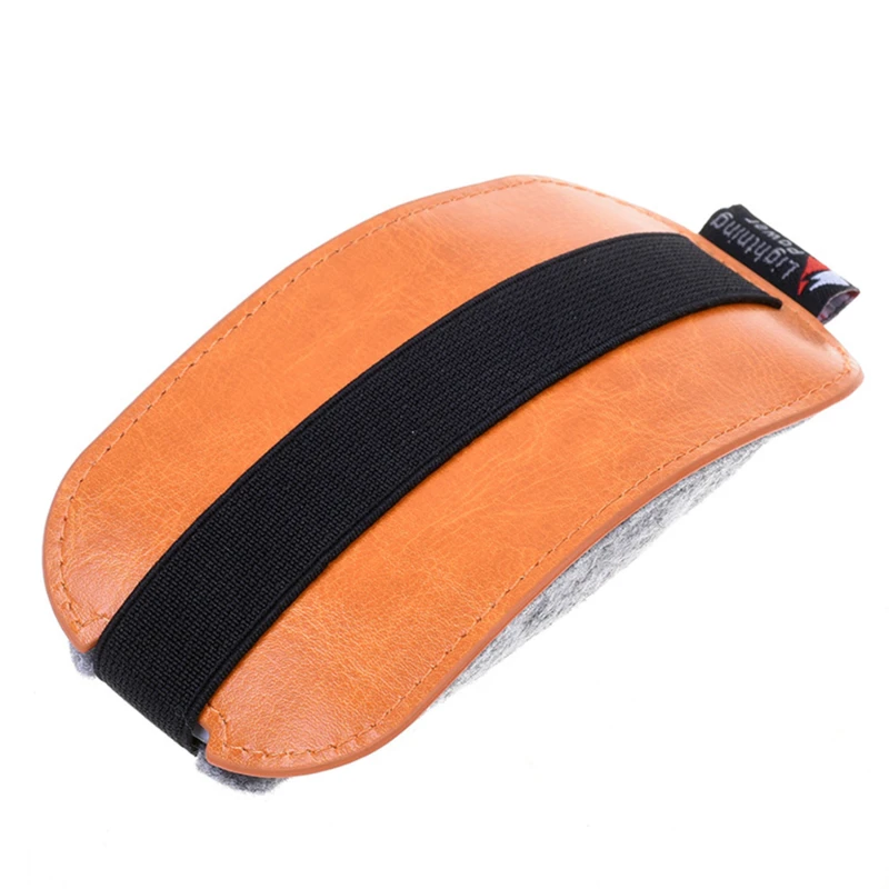 High Quality Durable Supplies Orange PU Leather Box Wireless Mouse Storage Bag For Apple Magic Household Portable Case | Дом и сад