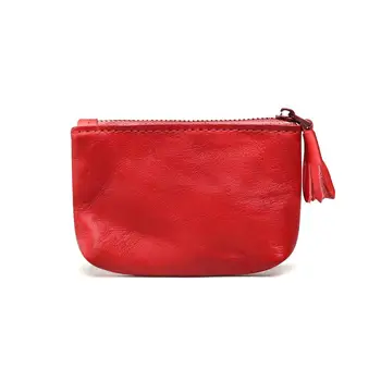 

Women Credit Card ID Holder Coin Purse Mini Wallets Genuine Leather Change Wallet Small Coin Purse Money Bag Pouch Cute Purse