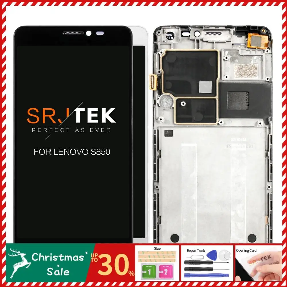 5," ЖК-дисплей для LENOVO S850, дигитайзер с рамкой для LENOVO S850, сменный сенсорный ЖК-экран