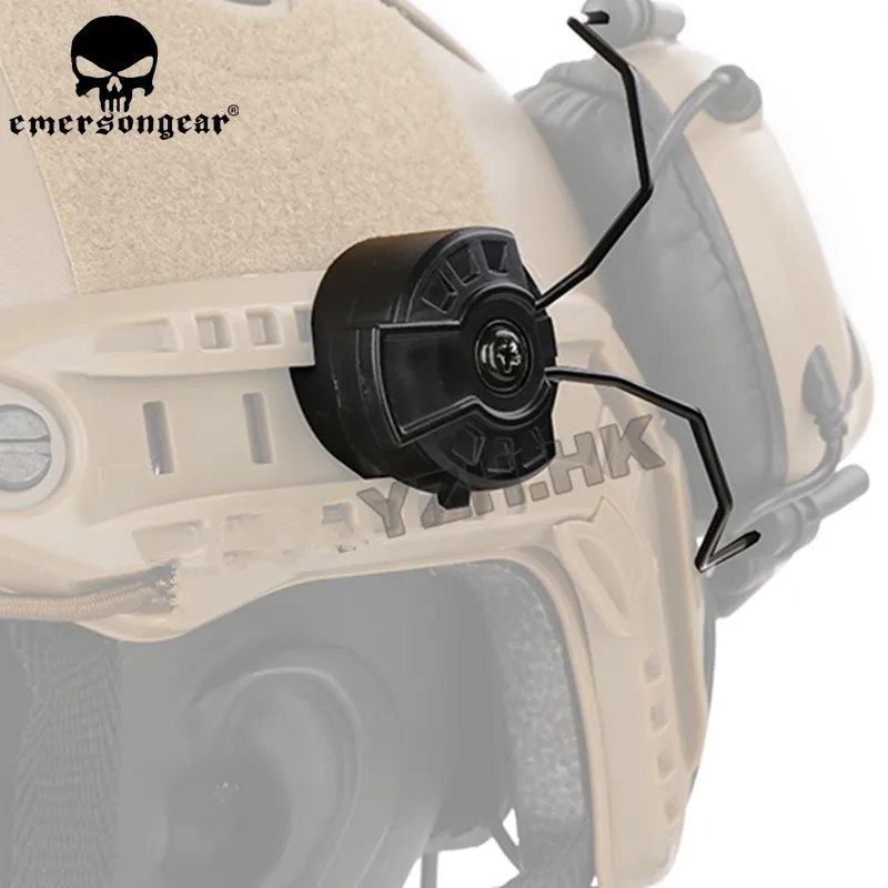 EARMOR HeadSet ARC & EXFIL Rails Adapter Attachment Kit Tactical Headphone Adapter for ARC Rail Helmet Accessories