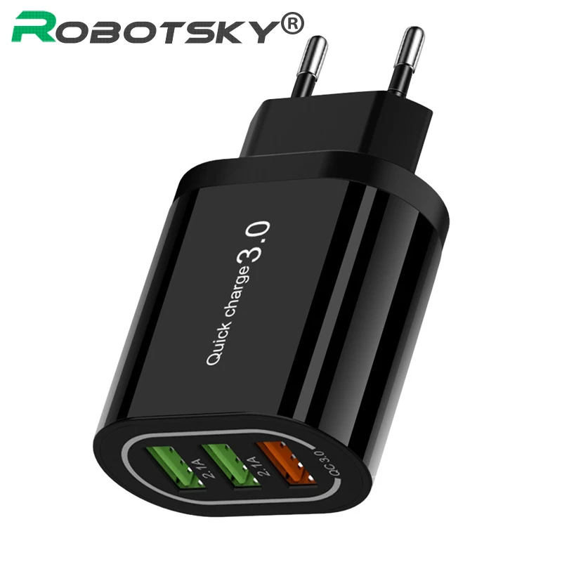 18 Вт Быстрая зарядка USB зарядное устройство Быстрая зарядка 3,0 настенное зарядное устройство адаптер для iPhone 11 11Pro Max samsung S10 зарядное устройство для мобильного телефона