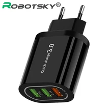 18 Вт Быстрая зарядка USB зарядное устройство Быстрая зарядка 3,0 настенное зарядное устройство адаптер для iPhone 11 11Pro Max samsung S10 зарядное устройство для мобильного телефона