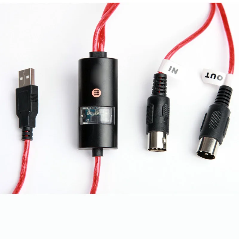 Usb midi кабель Электрический пианино электронный барабан музыка Edit Line USB in-out Midi CABL