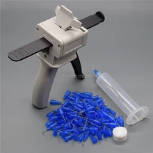 Изогнутые дозирующие наконечники иглы 22 г и 30cc шприц-дозатор для клея с УФ клеевым пистолетом 30 мл ручной пистолет для клея инструмент