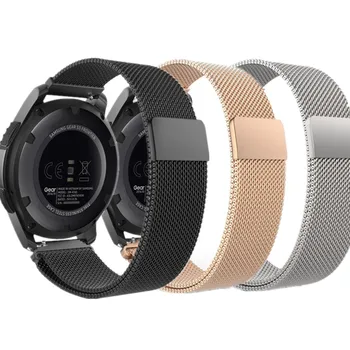 

Watch Bands Straps For Samsung Galaxy Active / 42mm / gear S3 / amazfit Loop Milanese Strap Stainless Steel Quick Release Gear