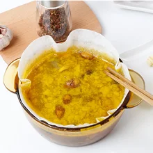 12 шт./пакет Кухня Еда масло абсорбционная бумага Еда Класс здоровья масляный фильтр Бумага Кухня аксессуары дом чистым аксессуары
