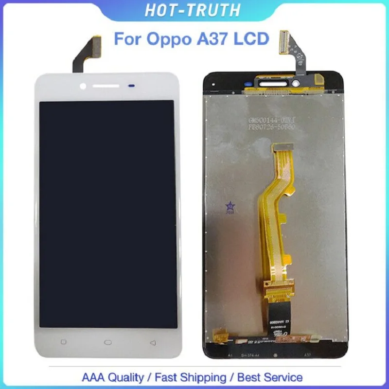 ЖК дисплей для Oppo A37 сенсорный экран в сборе дигитайзер стеклянная панель