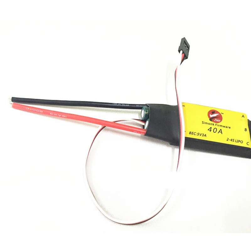 40A ESC Бесщеточный электронный регулятор скорости 2-4S 5V 3A BEC для FPV Мультикоптер Запчасти для инструментов