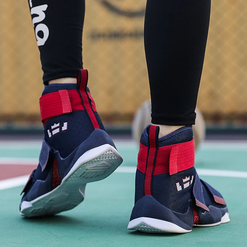 Новая мужская баскетбольная обувь; zapatillas hombre Deportiva Lebron; дышащие мужские Ботильоны; баскетбольные кроссовки; спортивная обувь