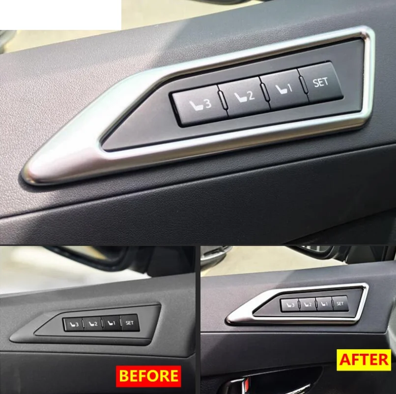Подходит для Toyota Alphard/Vellfire AH30- автомобильный Стайлинг сидение запоминание кнопка регулировки переключатель Крышка отделка