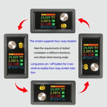 

XYS3580 DC DC Buck Boost Converter CC CV 0.6-36V 5A Power Module Adjustable Regulated Laboratory Power Supply Variable