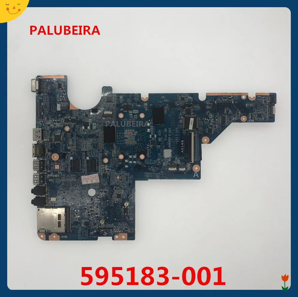 595183-001 материнская плата hp CQ42 G42 G62 CQ62 Материнская плата ноутбука DAOAX1MB6F0 DA0AX1MB6H0 DA0AX1MB6H1 DA0AX1MB6F1 тестирование