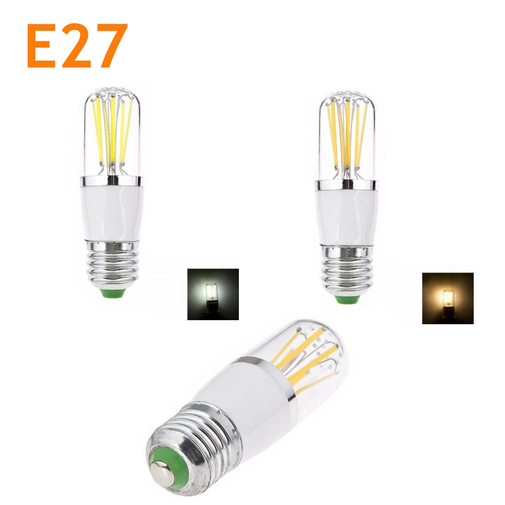 E14 E27 3W 4W 6W Светодиодный светильник накаливания диммируемая B22 байонетная Замена