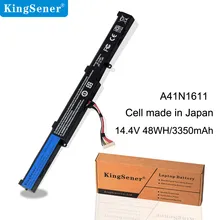 KingSener 14.4V 48WH A41N1611 GL553 GL553VD GL553VE GL553VW Series Da Bateria Do Portátil Para ASUS ROG A41LK5H A41LP4Q(China)