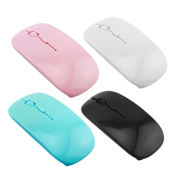 

CHUYI 2.4G Wireless Mouse 1200 dpi USB Optical Computer Office Ultra-Thin Mouse Super Slim Cute Pink Computer Mice For PC Laptop