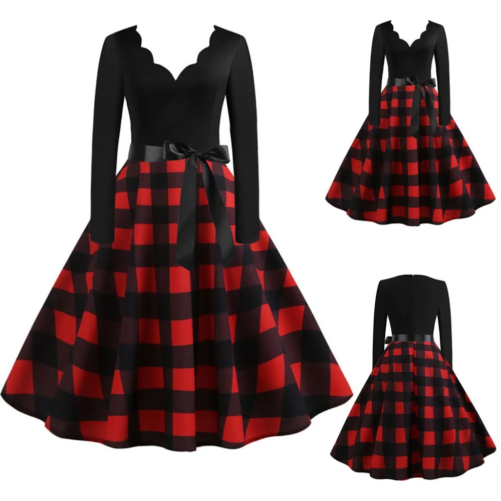 1950s style christmas dresses