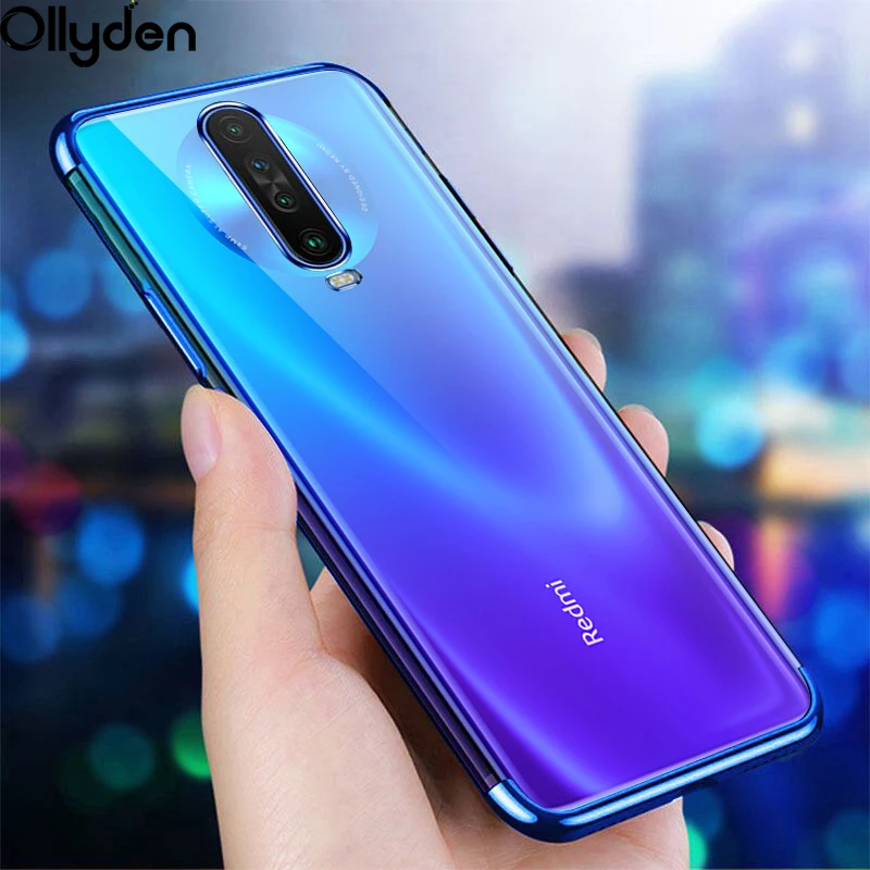 For Xiaomi Redmi K30 Case Luxury 3D Laser Plating Soft TPU Silicone Clear Back Cover Pro K 30 Phone Cases |