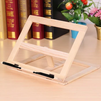 

Adjustment Wooden Frame Reading Book Magazine Multifunction Stand Bookshelf Tablet Holder Drawing Easel Stationery Fixed Bamboo