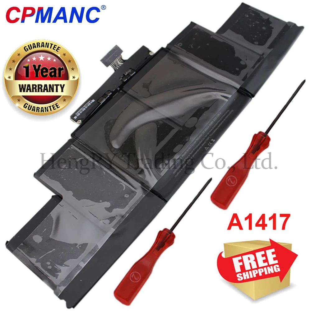 Аккумулятор A1417 95 Вт/ч для ноутбука 10 в Apple Macbook Pro 15 дюймов A1398 Mid 2012 Ранняя 2013 Retina