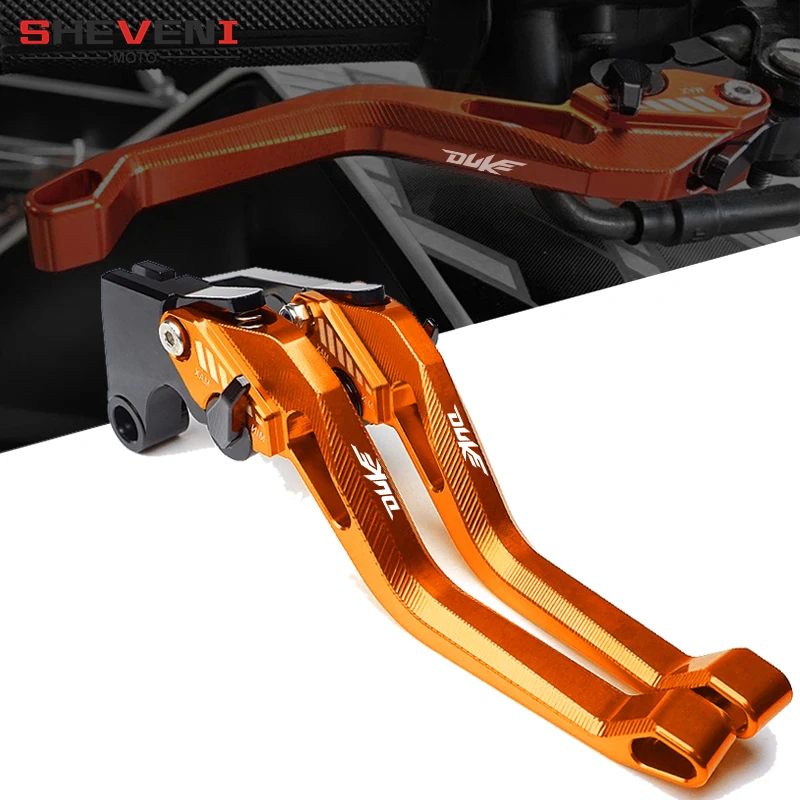 С логотипом DUKE для KTM 390 250 200 125 2014 2015 2016 2017 2018 Регулируемые рычаги тормозной муфты
