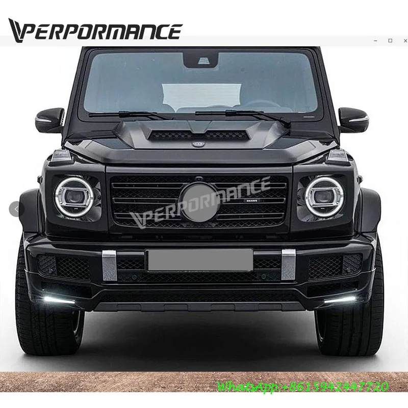 W463A передняя губа для g550 g500 в B дизайн W464 передняя губа с DRL год