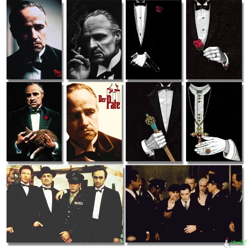 5D алмазная вышивка крестиком несколько Marlon Brando Крестный отец Алмазная рукоделие