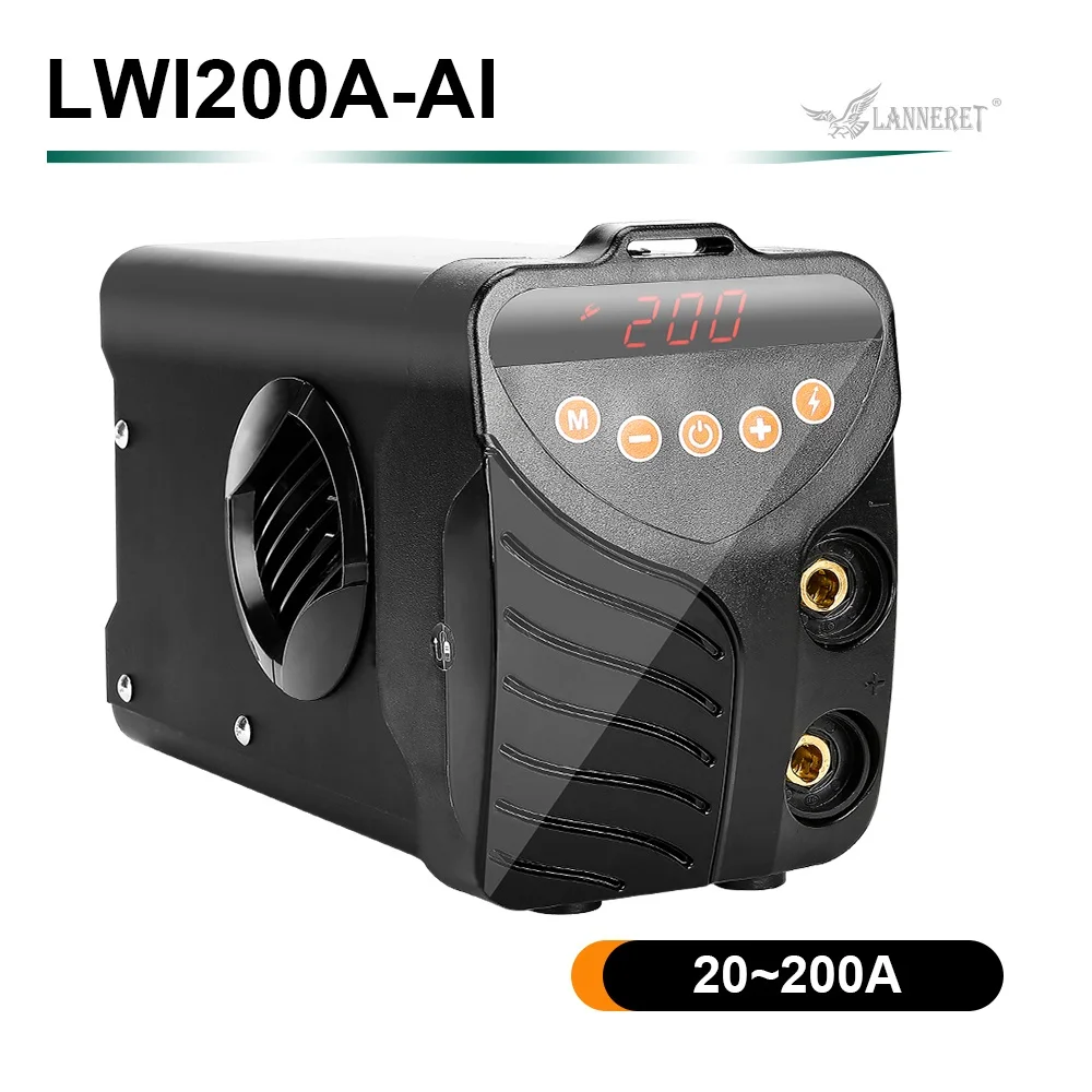 LANNERET AI-200/250/300 инверторный Сварочный аппарат инструменты для дуговой сварки 220V бтиз выпрямитель постоянного тока серии дуги, и он имеет высокую эффективность Электрический сварочный аппарат - Цвет: LWI200A-AI