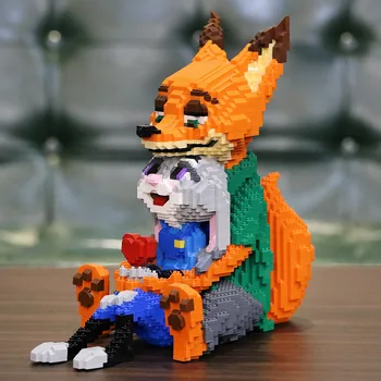 

16026 Nick Judy Assembled Diamond Small Particle Building Blocks 4 Models DIY Model Toys 21815 Christmas Toys for Kids