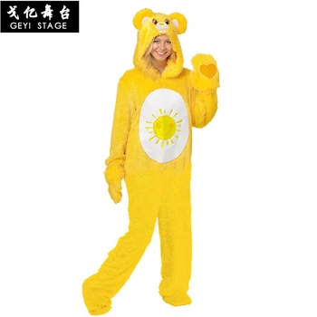 

Hot Sell Cute Yellow Bear And Toy Story Cosplay Costume Halloween Christmas Party Role Play for Adults