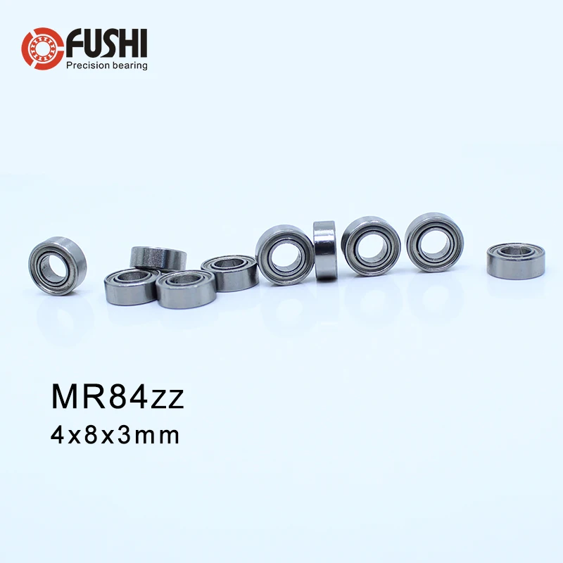 MR84ZZ подшипник ABEC-5 10 шт. 4*8*3 мм миниатюрные MR84-ZZ шарикоподшипники MR84 ZZ WML4008ZZ L-840ZZ для высокоскоростного бесщеточного двигателя
