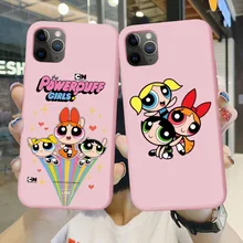 Мультфильм Powerpuff девушки полицейский INS цвет розовый Силиконовый чехол для телефона чехол для iPhone 11 Pro Max SE 5S 6 6S 7 8Plus MAX XR XS X